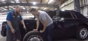 Rolls Royce tyres change