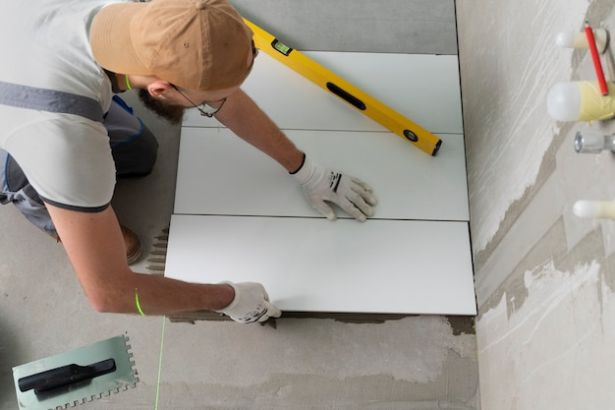 Tile installation (walls, floors, backsplashes)