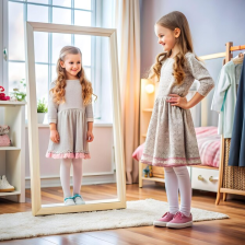Design kids dress by expert