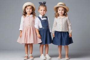 Kids dress styling and tailoring