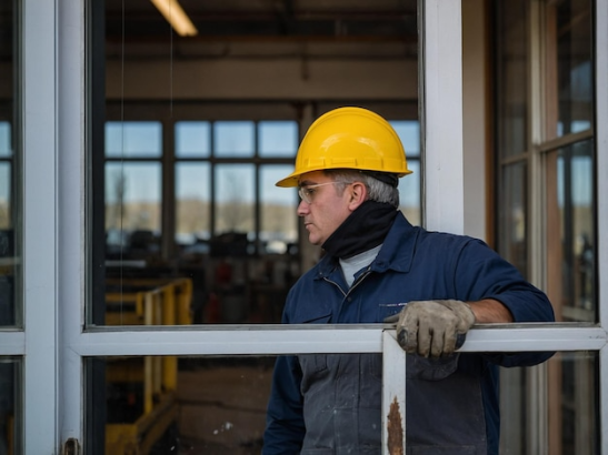 Aluminum doors and windows work