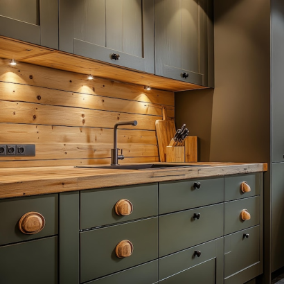 Kitchen cabinet and woodwork