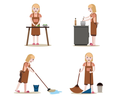 Maid for your daily house work