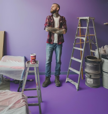 Painter available for house paint