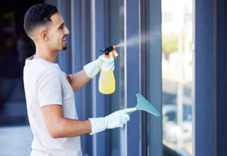 Windows, curtains cleaning service