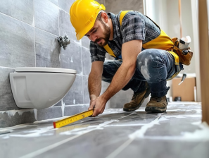 Tile trends installation work