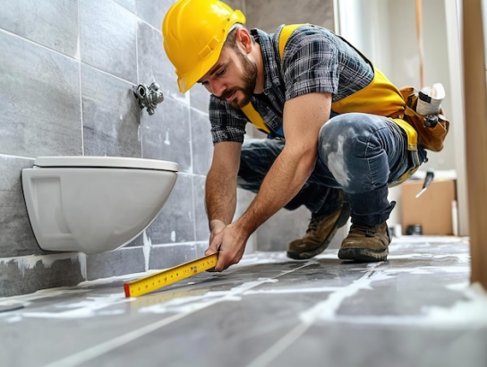 Tile trends installation work