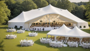 Temporary tents available for events
