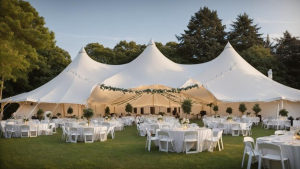 Temporary tents available for events