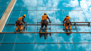 Windows cleaning of house, office