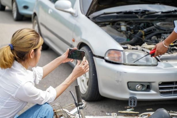 Car maintenance, accident works