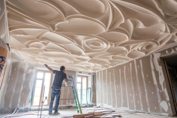 Gypsum and interior designing