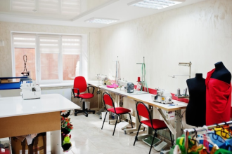 Stitching center for woman