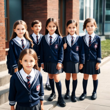 Uniform stitching of kids