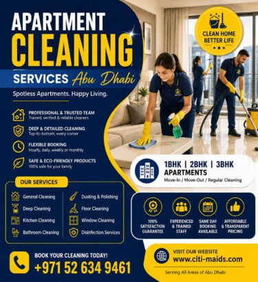 Apartment Cleaning Services Abu Dhabi