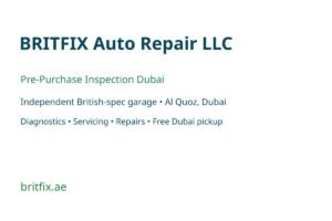 Pre-Purchase Inspection Dubai