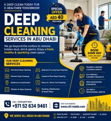 Book Commercial Deep Cleaning in UAE