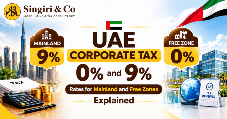 How to Calculate UAE Corporate Tax at 0% and 9% R